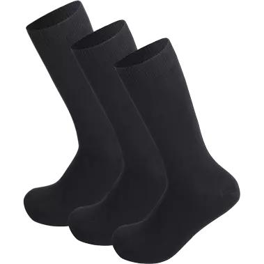 3 schwarze Bambus Socken