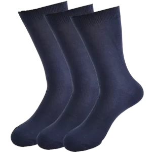 Übersicht: 3 Bambussocken in Navy