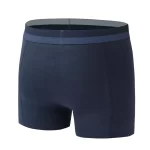 Rückansicht: Blaue Bambus Unterhose