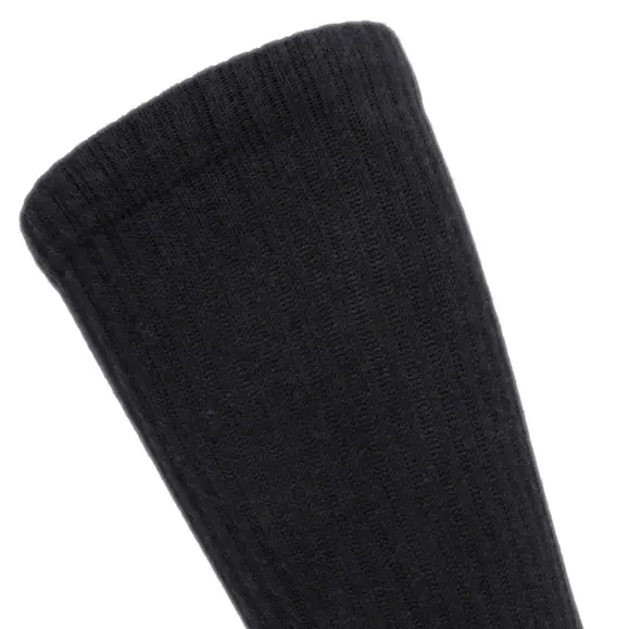 Nahaufnahme Bund Tennissocke - schwarz